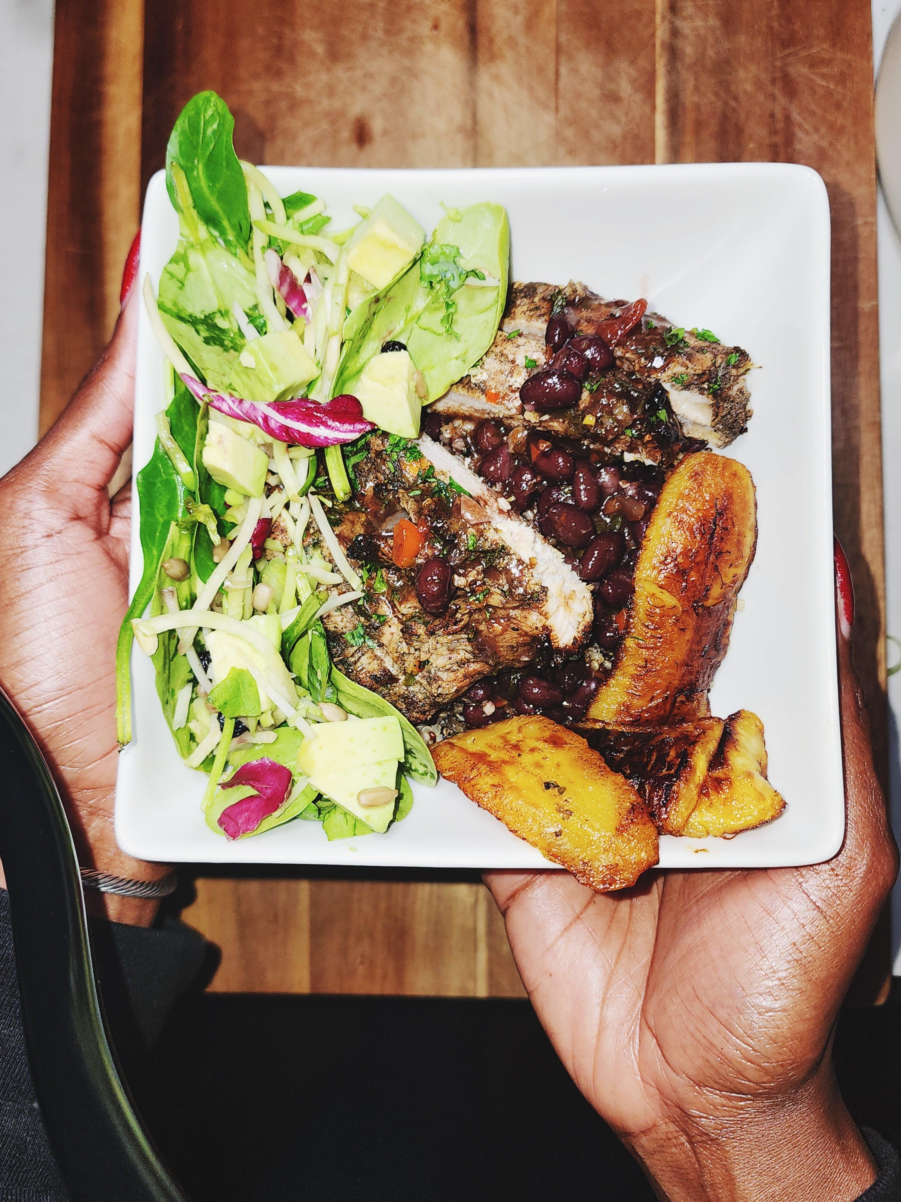 Tropical Jerk Chicken & Quinoa Paradise - uQUEEN ORGANICS