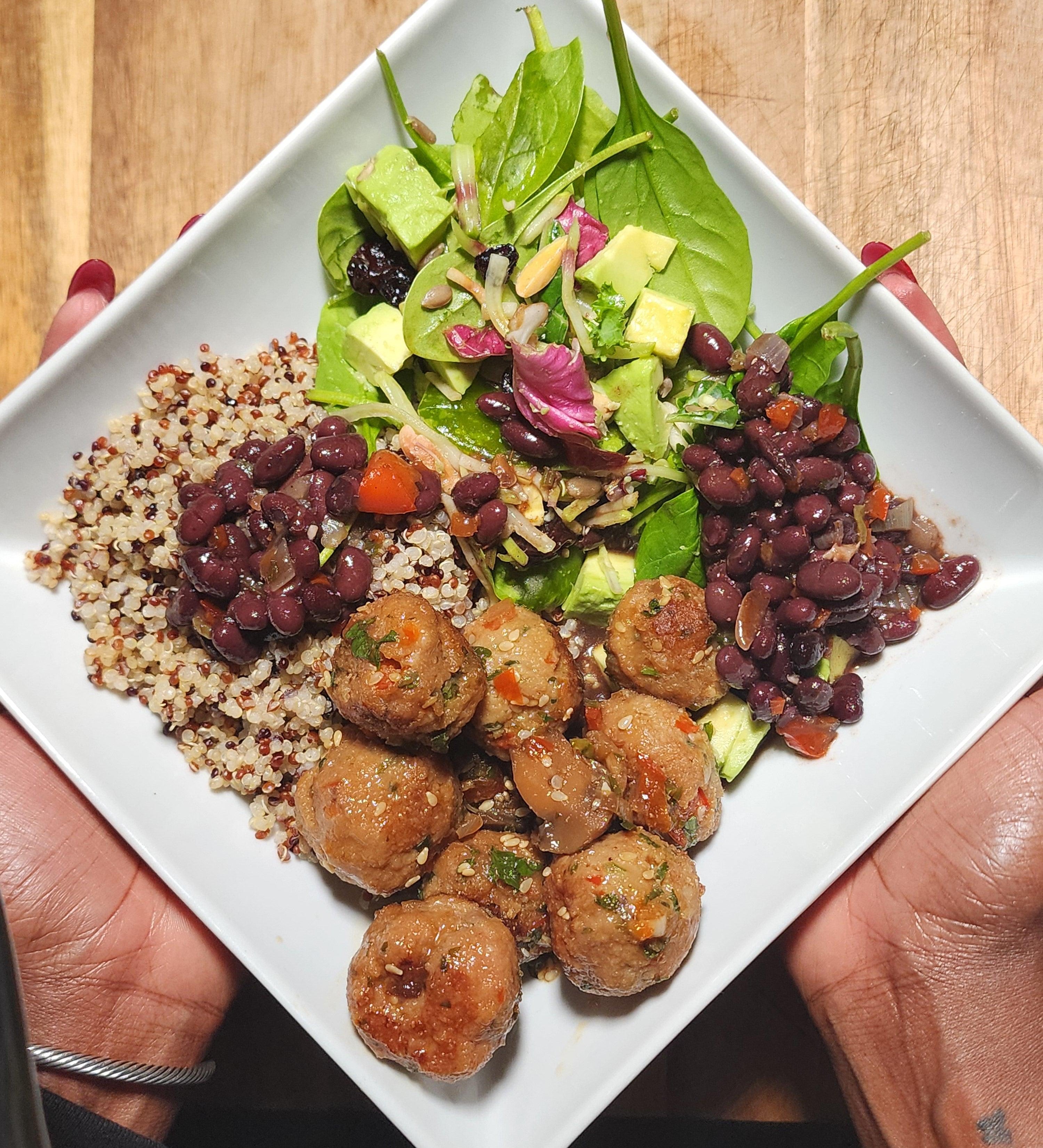 Turkey Meatballs with Quinoa - uQUEEN ORGANICS