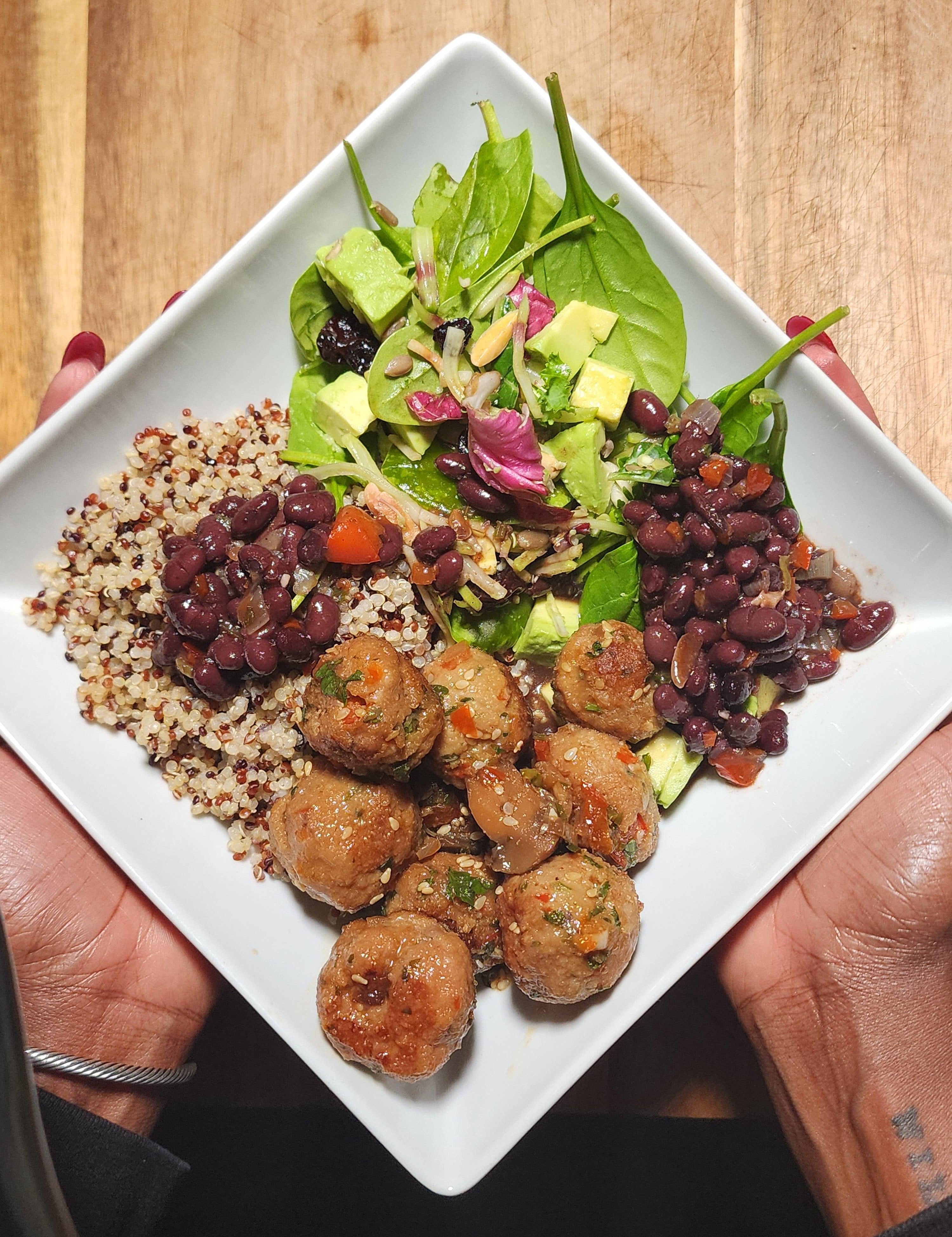 Turkey Meatballs with Quinoa - uQUEEN ORGANICS