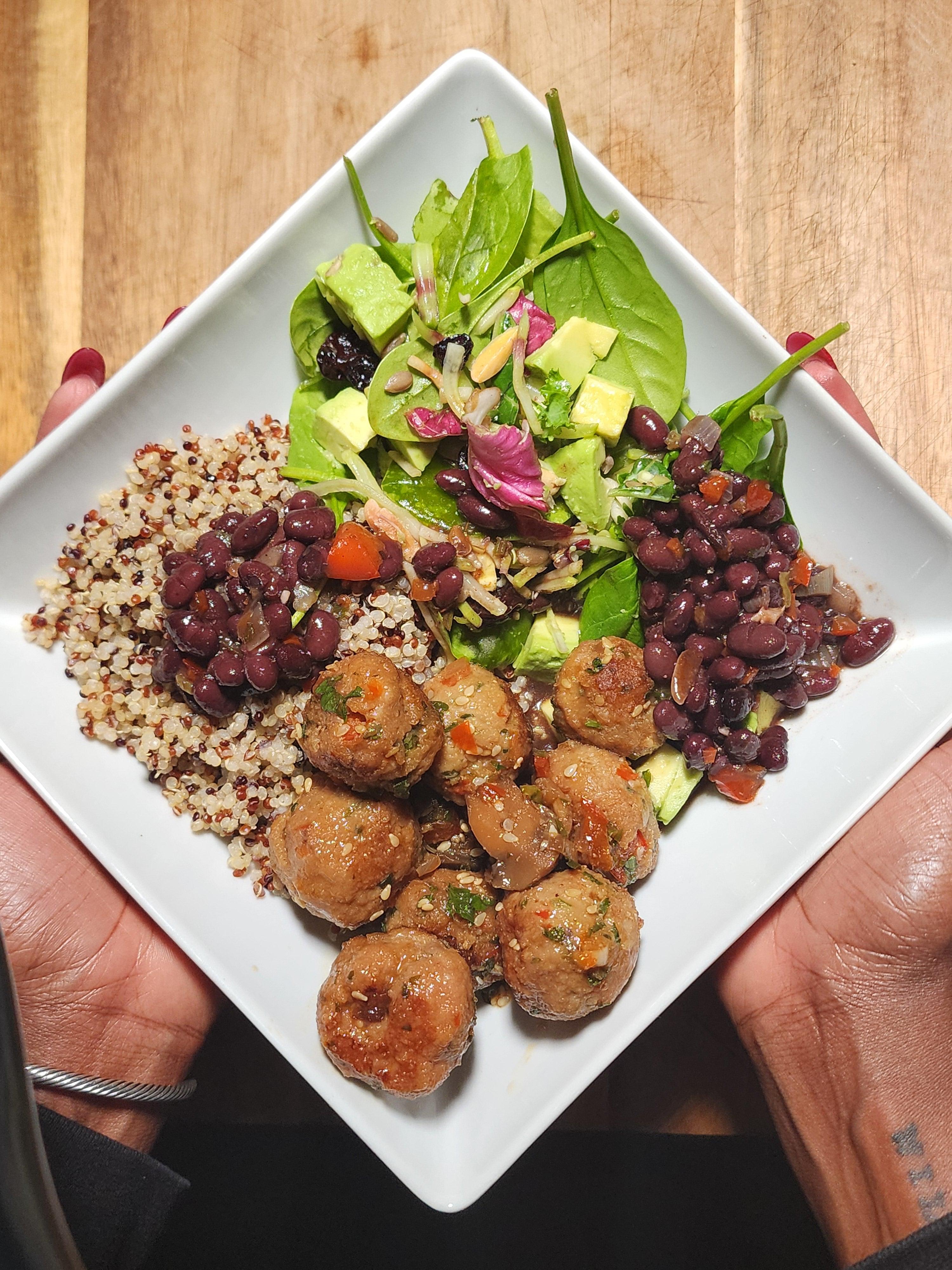Turkey Meatballs with Quinoa - uQUEEN ORGANICS