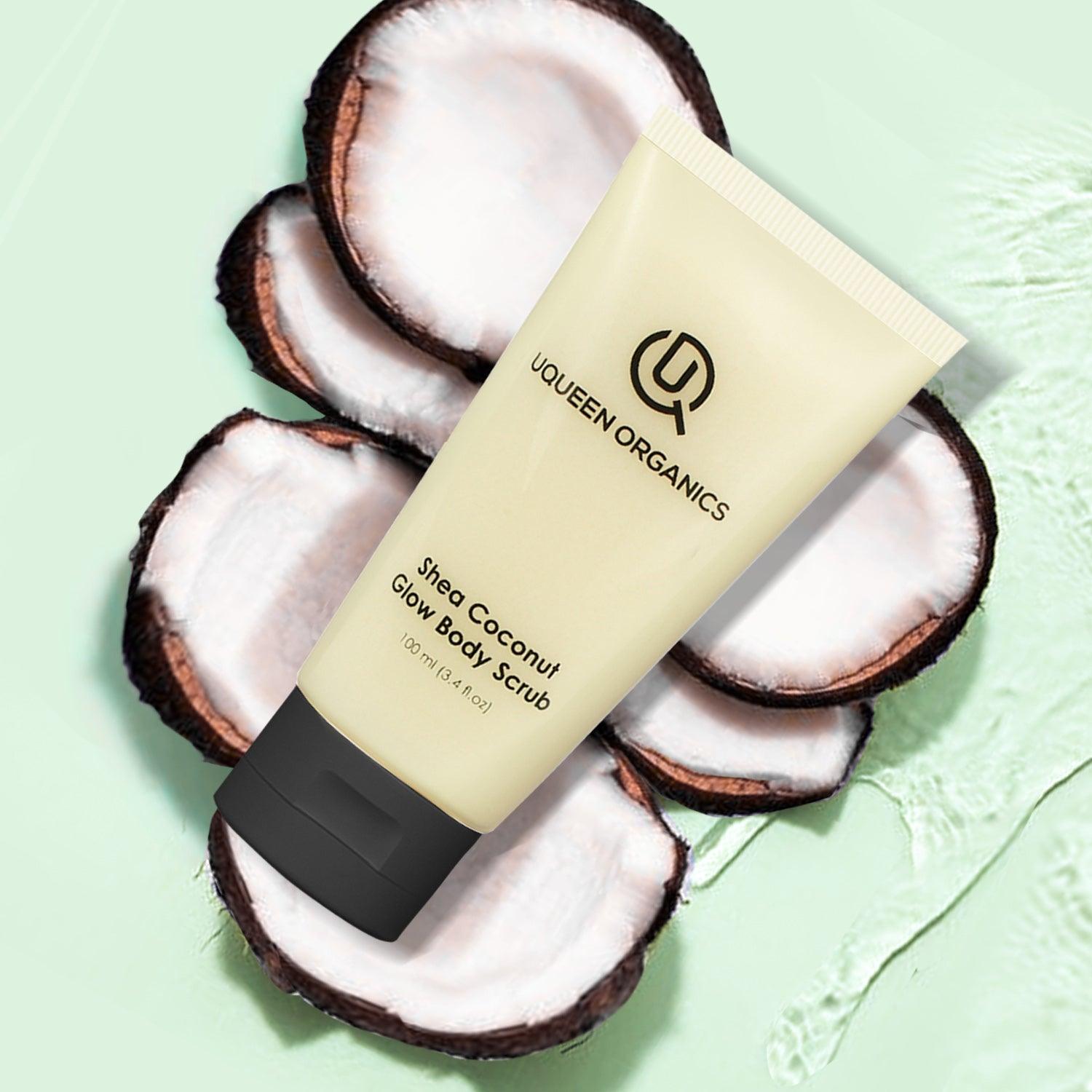 Shea Coconut Glow Body Scrub - uQUEEN ORGANICS
