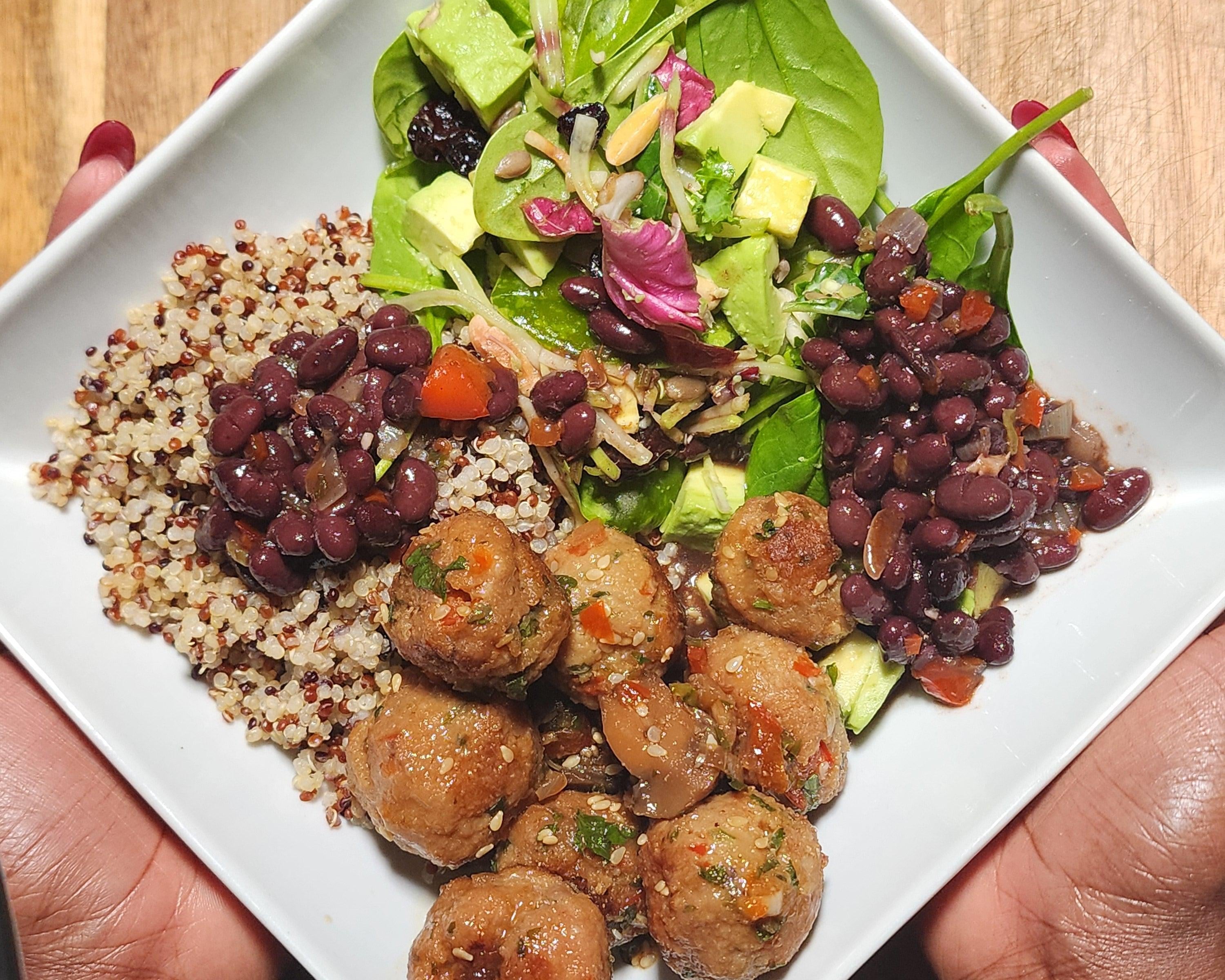 Turkey Meatballs with Quinoa - uQUEEN ORGANICS