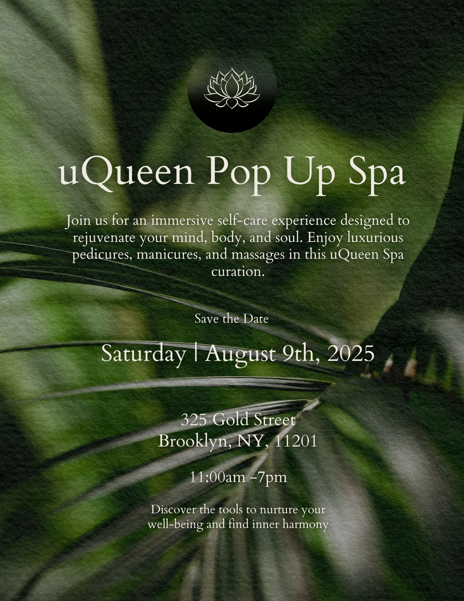 uQueen Pop Up Spa